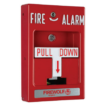 FWC-FSLC-PULL2 NAPCO Addressable Pull Station - Dual Action with Hex Wrench Reset