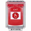 G3A035XT-EN STI G3 Multipurpose Push Button No Camera Red 14010 Flush without Sound Momentary Exit - English