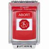 Show product details for G3A039AB-EN STI G3 Multipurpose Push Button No Camera Red 14010 Flush without Sound Turn-To-Reset Abort - English