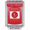 Show product details for G3A039PO-EN STI G3 Multipurpose Push Button No Camera Red 14010 Flush without Sound Turn-To-Reset Emergency Power Off - English