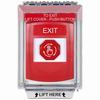 Show product details for G3A039XT-EN STI G3 Multipurpose Push Button No Camera Red 14010 Flush without Sound Turn-To-Reset Exit - English