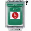 Show product details for G3A132XT-EN STI G3 Multipurpose Push Button No Camera Green 14010 Flush without Sound Key-To-Reset Exit - English