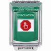 G3A135EV-EN STI G3 Multipurpose Push Button No Camera Green 14010 Flush without Sound Momentary Evacuation - English