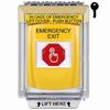 Show product details for G3A232EX-EN STI G3 Multipurpose Push Button No Camera Yellow 14010 Flush without Sound Key-To-Reset Emergency Exit - English