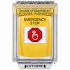 Show product details for G3A235ES-EN STI G3 Multipurpose Push Button No Camera Yellow 14010 Flush without Sound Momentary Emergency Stop - English