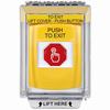 Show product details for G3A235PX-EN STI G3 Multipurpose Push Button No Camera Yellow 14010 Flush without Sound Momentary Push To Exit - English