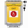 Show product details for G3A242XT-EN STI G3 Multipurpose Push Button No Camera Yellow 14020 Flush with Sound Key-To-Reset Exit - English