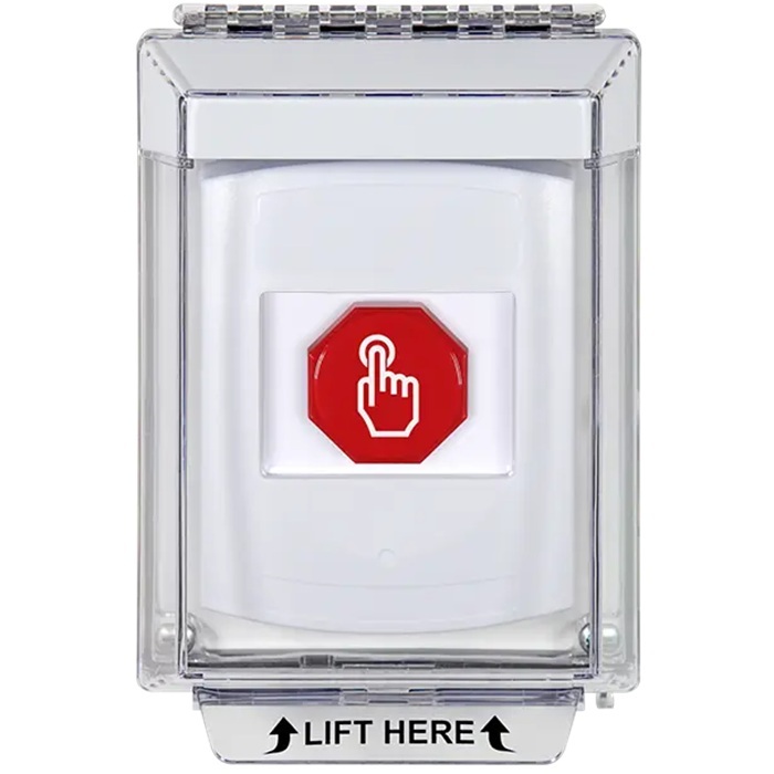 G3A335NT-EN STI G3 Multipurpose Push Button No Camera White 14010 Flush without Sound Momentary No Text - English