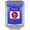 Show product details for G3A435PL-EN STI G3 Multipurpose Push Button No Camera Blue 14010 Flush without Sound Momentary Police - English