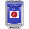 Show product details for G3A439XT-EN STI G3 Multipurpose Push Button No Camera Blue 14010 Flush without Sound Turn-To-Reset Exit - English