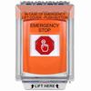 Show product details for G3A535ES-EN STI G3 Multipurpose Push Button No Camera Orange 14010 Flush without Sound Momentary Emergency Stop - English