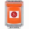 Show product details for G3A539NT-EN STI G3 Multipurpose Push Button No Camera Orange 14010 Flush without Sound Turn-To-Reset No Text - English
