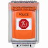 G3A539PL-EN STI G3 Multipurpose Push Button No Camera Orange 14010 Flush without Sound Turn-To-Reset Police - English