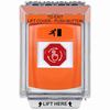 Show product details for G3A539RM-EN STI G3 Multipurpose Push Button No Camera Orange 14010 Flush without Sound Turn-To-Reset Running Man Symbol - English