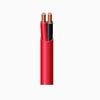 Show product details for G40005-1B Southwire 18 AWG 2 Conductors Unshielded Solid Bare Copper FPLP Plenum Fire Alarm Cable - 1000' Pull Box - Red