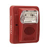 Show product details for GEC3-12WR BOSCH Gentex Commander 3 Wall Mounted Horn and Strobe Unit 12VDC - Red