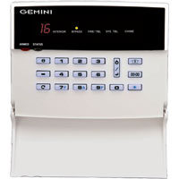 GEM-DK3DGTL NAPCO Dual 7-Segment Digital Stay/Away Keypad