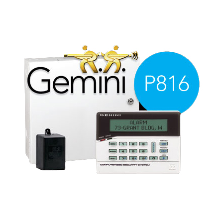 GEM-P816 NAPCO 8/16 Zone Control Panel w/ Transformer