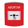 Show product details for GLR001AB-ES STI Red Indoor Only No Cover Key-to-Reset Push Button with ABORT Label Spanish