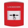 Show product details for GLR001LD-EN STI Red Indoor Only No Cover Key-to-Reset Push Button with LOCKDOWN Label English