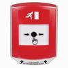 Show product details for GLR021RM-EN STI Red Indoor Only Shield Key-to-Reset Push Button with Running Man Icon English