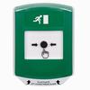 Show product details for GLR121RM-EN STI Green Indoor Only Shield Key-to-Reset Push Button with Running Man Icon English
