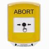 Show product details for GLR221AB-EN STI Yellow Indoor Only Shield Key-to-Reset Push Button with ABORT Label English