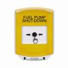 Show product details for GLR2A1PS-EN STI Yellow Indoor Only Shield w/ Sound Key-to-Reset Push Button with FUEL PUMP SHUT-DOWN Label English