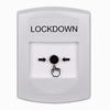 Show product details for GLR301LD-EN STI White Indoor Only No Cover Key-to-Reset Push Button with LOCKDOWN Label English