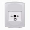 Show product details for GLR301NT-EN STI White Indoor Only No Cover Key-to-Reset Push Button with No Text Label English