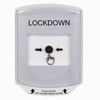 GLR321LD-EN STI White Indoor Only Shield Key-to-Reset Push Button with LOCKDOWN Label English