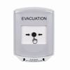 Show product details for GLR3A1EV-EN STI White Indoor Only Shield w/ Sound Key-to-Reset Push Button with EVACUATION Label English