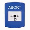 Show product details for GLR401AB-EN STI Blue Indoor Only No Cover Key-to-Reset Push Button with ABORT Label English