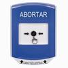 GLR421AB-ES STI Blue Indoor Only Shield Key-to-Reset Push Button with ABORT Label Spanish