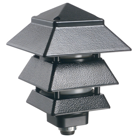 GPP60LB Arlington Industries Pagoda-Style Landscape Light Fixtures Black