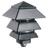 Show product details for GPP60LB Arlington Industries Pagoda-Style Landscape Light Fixtures Black