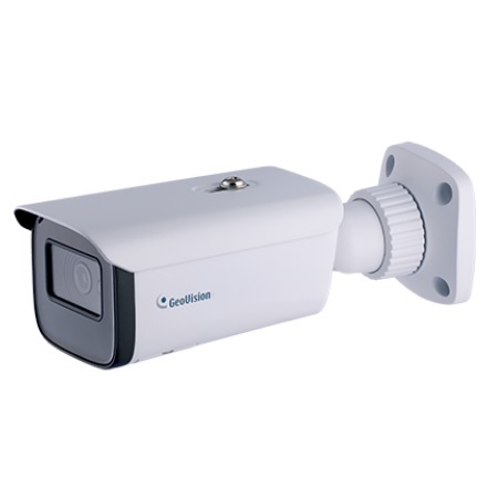 GV-GBL4900 Geovision 2.8mm 30 FPS @ 4MP Outdoor IR Day/Night WDR Bullet IP Security Camera 12VDC/PoE