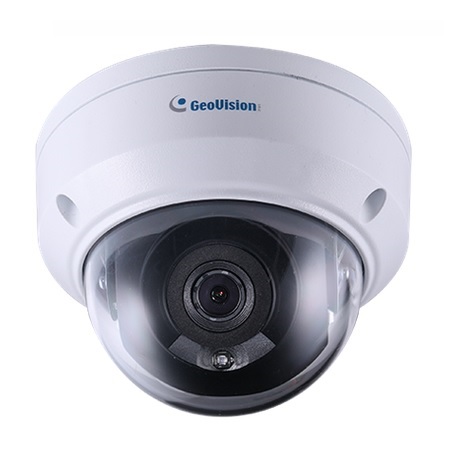 [DISCONTINUED] GV-TDR4702-0F Geovision 2.8mm 20FPS @ 4MP Outdoor IR Day/Night WDR Dome IP Security Camera 12VDC/PoE