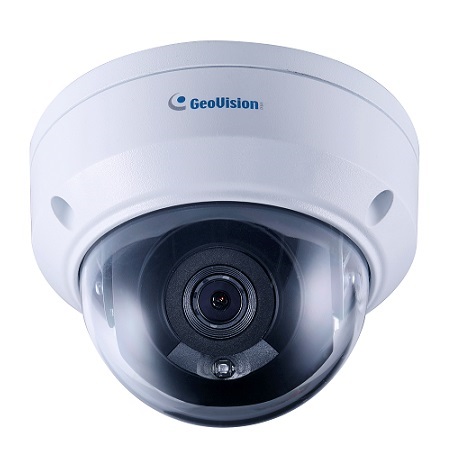 GV-TDR4803-4F Geovision 24mm 30FPS @ 4MP Outdoor IR Day/Night WDR Dome IP Security Camera 12VDC/PoE