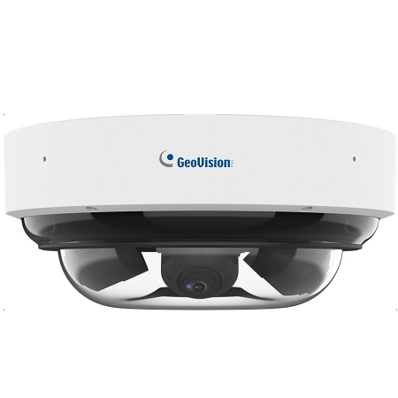 GV-TMS20811 Geovision 2.7 - 13.5mm Motorized 30FPS @ 5MP 5x Zoom Quad-Sensor Multi-Directional Outdoor IR Day/Night WDR Dome IP Security Camera 24VDC/24VAC/PoE