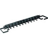 Show product details for HCM-1V Middle Atlantic 1 Space (1 3/4 Inch) Micro-clip Horizontal Cable Manager, with End Rings