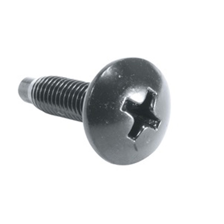 HP Middle Atlantic 100 PC Black 10-32 Phillips Screws w/ Washers