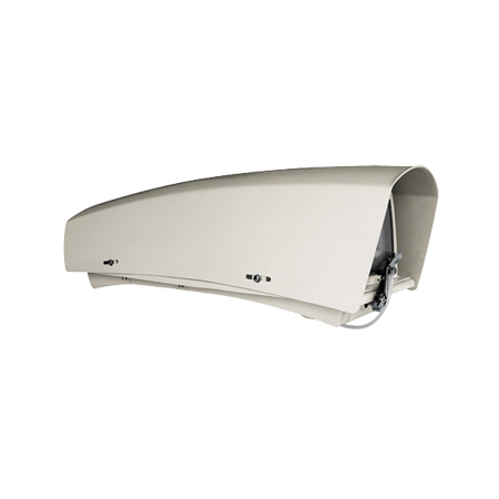 HGV52K1A100 Videotec HGV Housing 20.4" (520mm) w/ Sunshield, Triple Fan-assisted Heater, and Integrated wiper 230VAC