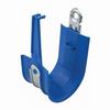 Show product details for HPH64-25BL Platinum Tools 4" Standard HPH J-Hook Size 64 - Blue - 25 Pack