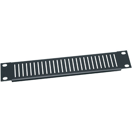 HR-EVT1 Middle Atlantic Half-Rack (10 Inch PNL Width), Alum 1 Sp Vent Panel, Black Powder Finish