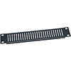 Show product details for HR-EVT1 Middle Atlantic Half-Rack (10 Inch PNL Width), Alum 1 Sp Vent Panel, Black Powder Finish