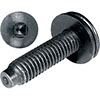 Show product details for HS Middle Atlantic 100 Pieces Black Square Drive Screws with Washers