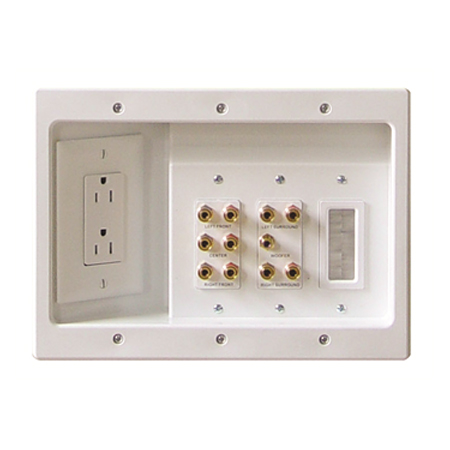 HT2103-WH-V1 Legrand On-Q Home Theater Connection Kit