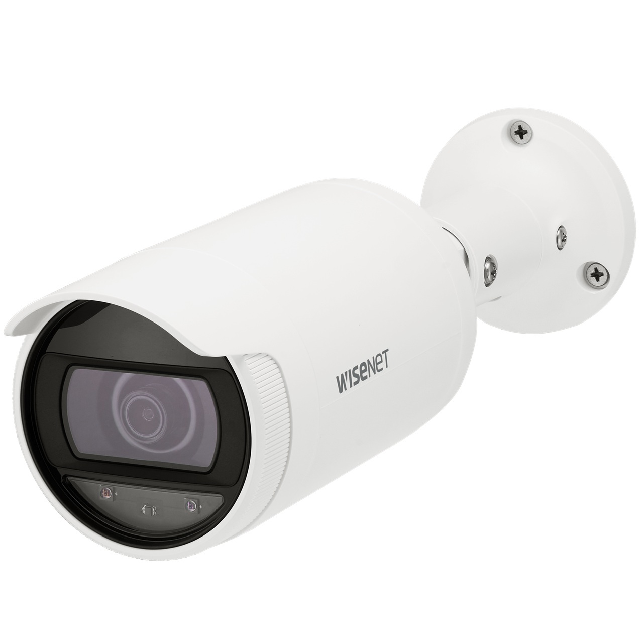 ANO-L6022R Hanwha Vision 4mm 30FPS @ 2MP Outdoor IR Day/Night WDR Bullet IP Security Camera PoE