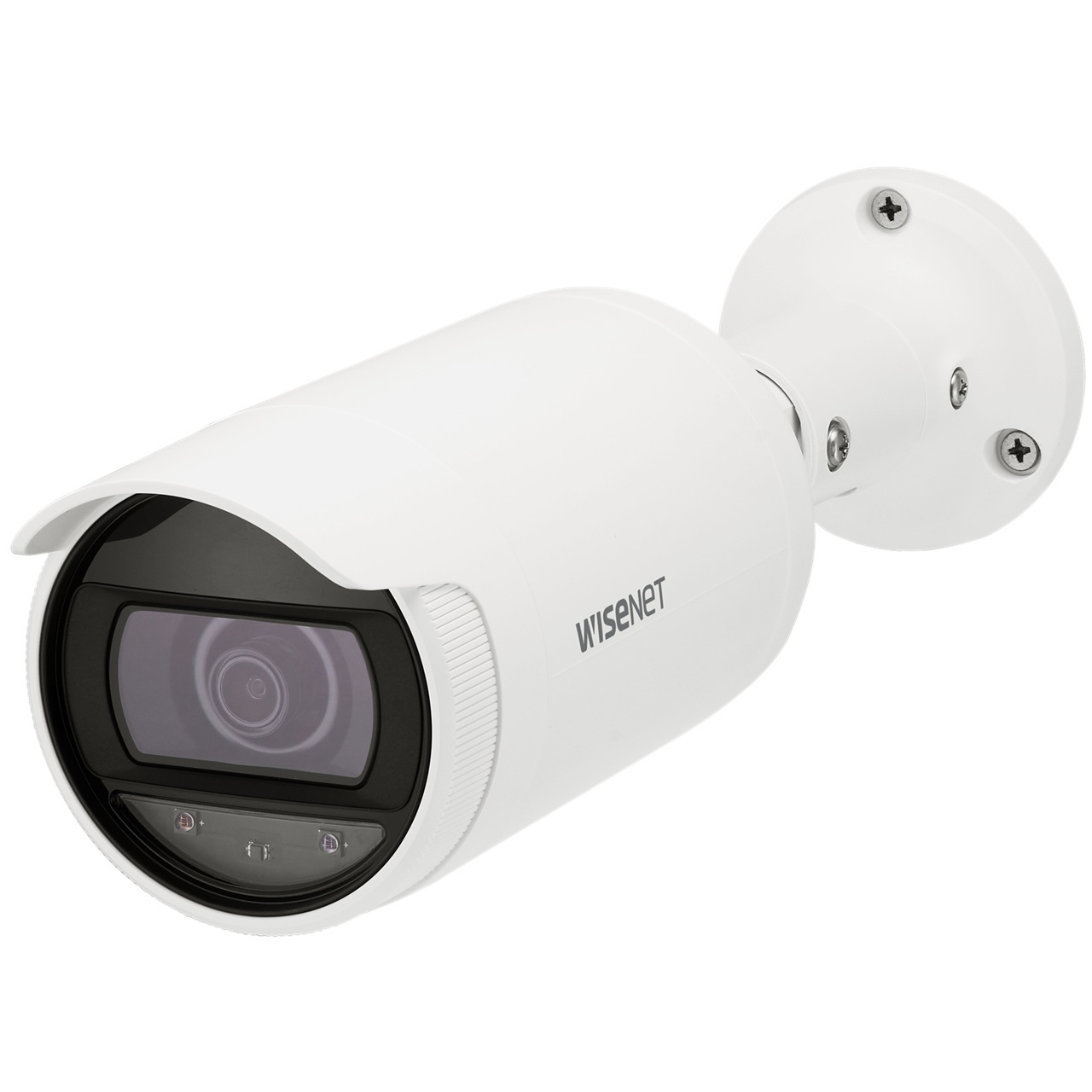 ANO-L7022R Hanwha Vision 4mm 30FPS @ 4MP Outdoor IR Day/Night WDR Bullet IP Security Camera PoE